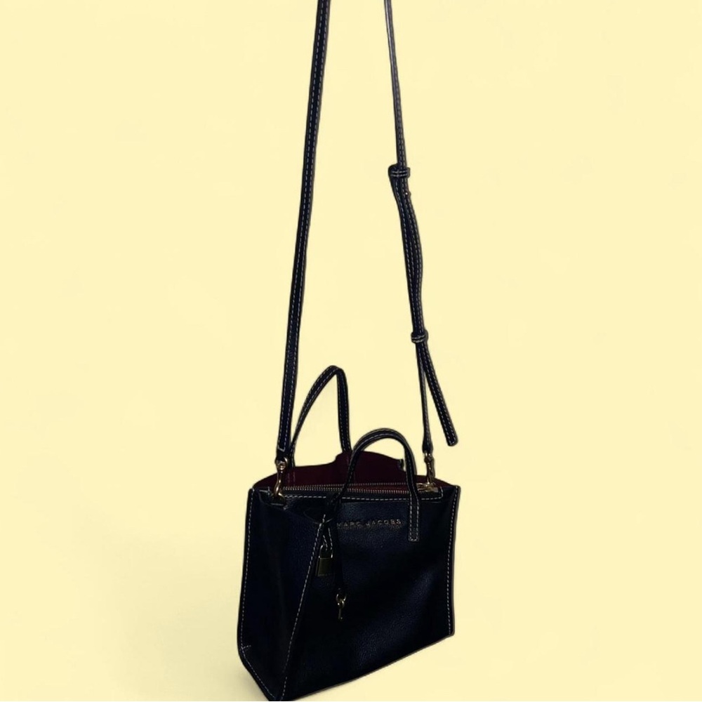 Marc Jacobs Black Leather Tote Bag - Picture 3 of 7